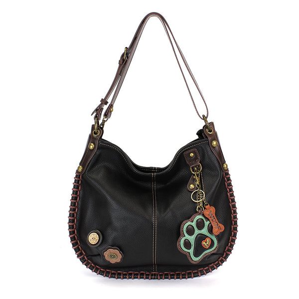 Chala Handbags Hobo Style -Convertible Crossbody or Shoulder Bag