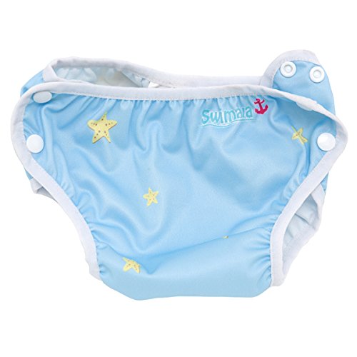 Swimava Reusable/washable Baby Swim Diaper with adjustable Snap, Dual layers protection-stylish- Eco-friendly baby gift
