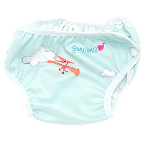 Swimava Reusable/washable Baby Swim Diaper with adjustable Snap, Dual layers protection-stylish- Eco-friendly baby gift