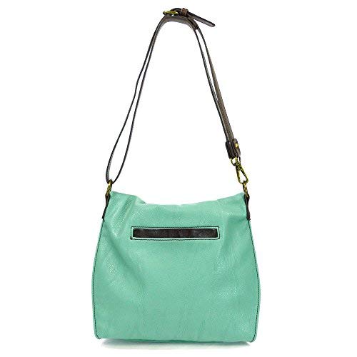 Chala Charming Crossbody, Shoulder Purse with Detachable Teal Butterfly Purse Charm in Teal Mint Color