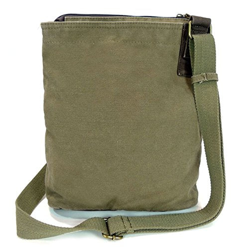 Chala Patch Crossbody Messenger Handbag - Olive (Squirrel)