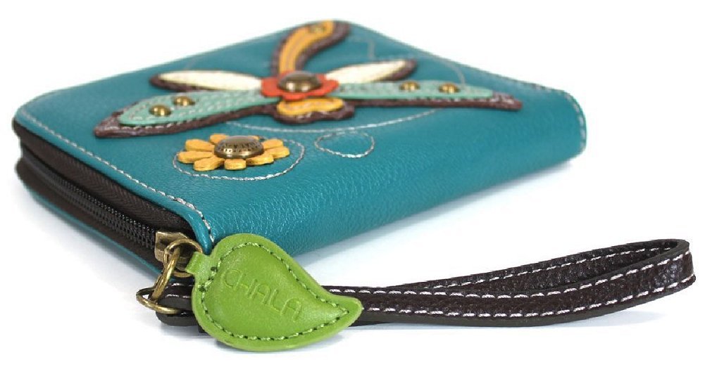 Charming Chala Dragonfly Purse Wallet Credit Cards Coins Wristlet