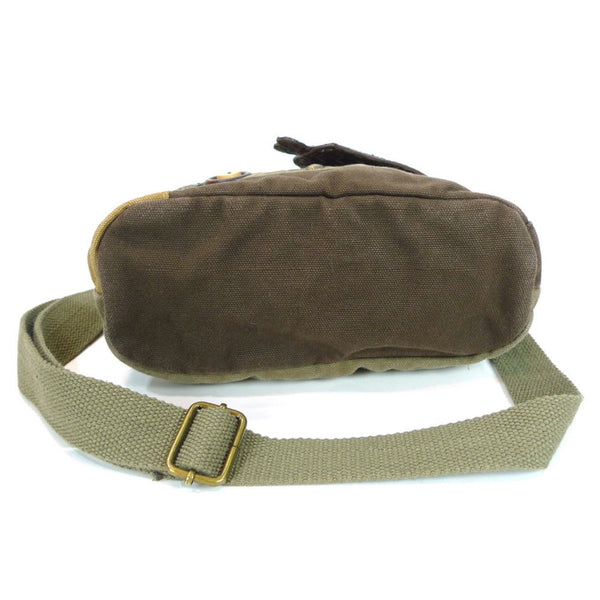 Chala Wiener Dog Patch Crossbody Bag, Olive