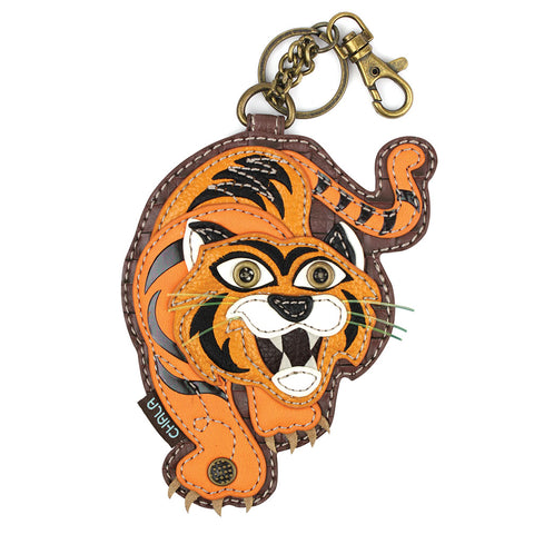 Chala Decorative Purse Charm, Key fob, coin purse - (Tiger)