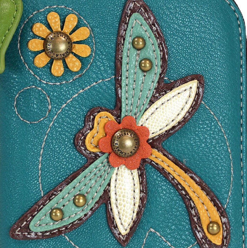 Charming Chala Dragonfly Purse Wallet Credit Cards Coins Wristlet