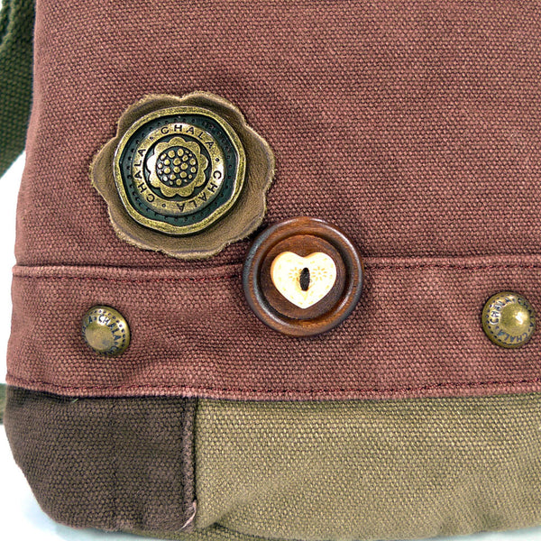 Chala Patch Crossbody Bag+Coin Purse (LaZzy Cat) - Animal-Bags.com