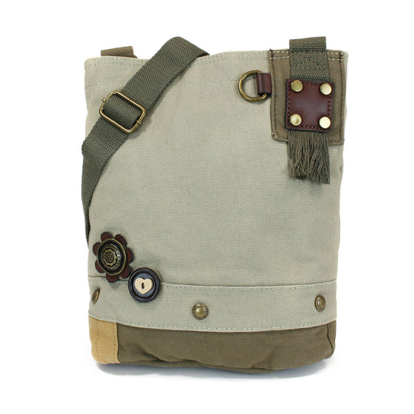 Chala Canvas Crossbody Messenger Bags Only (6 Colors) + Choose Your Own Key Fobs - Animal-Bags.com