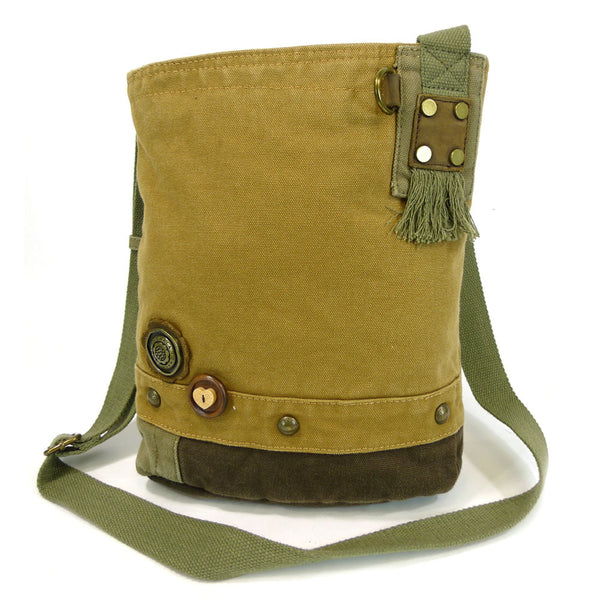 Chala Canvas Crossbody Messenger Bags Only (6 Colors) + Choose Your Own Key Fobs - Animal-Bags.com
